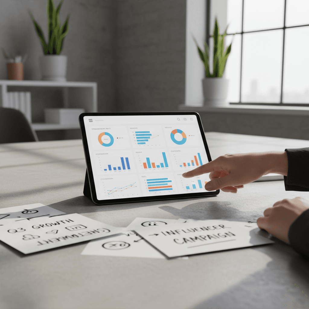 Social-Media-Content-Planung und Analyse-Dashboard