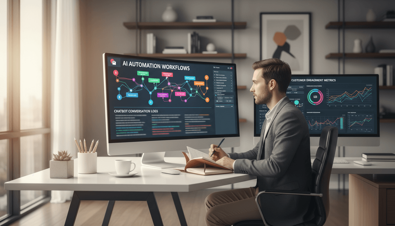 Modernes Dashboard mit Echtzeit-Daten und KI-Kennzahlen